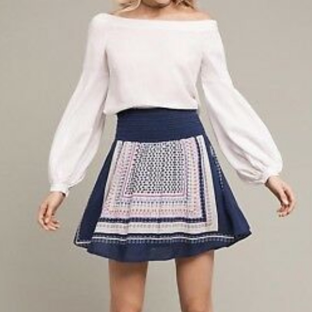 Anthropologie Poppy Bell Blouse